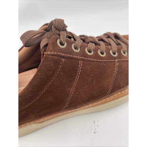 Allen‎ Edmonds Porter City Men\'s Brown Suede Casual Derby Sneakers 10 D main image 4